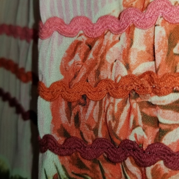 Anthropologie Verb Pallavi Singhee floral sleeveless top - Picture 8 of 16